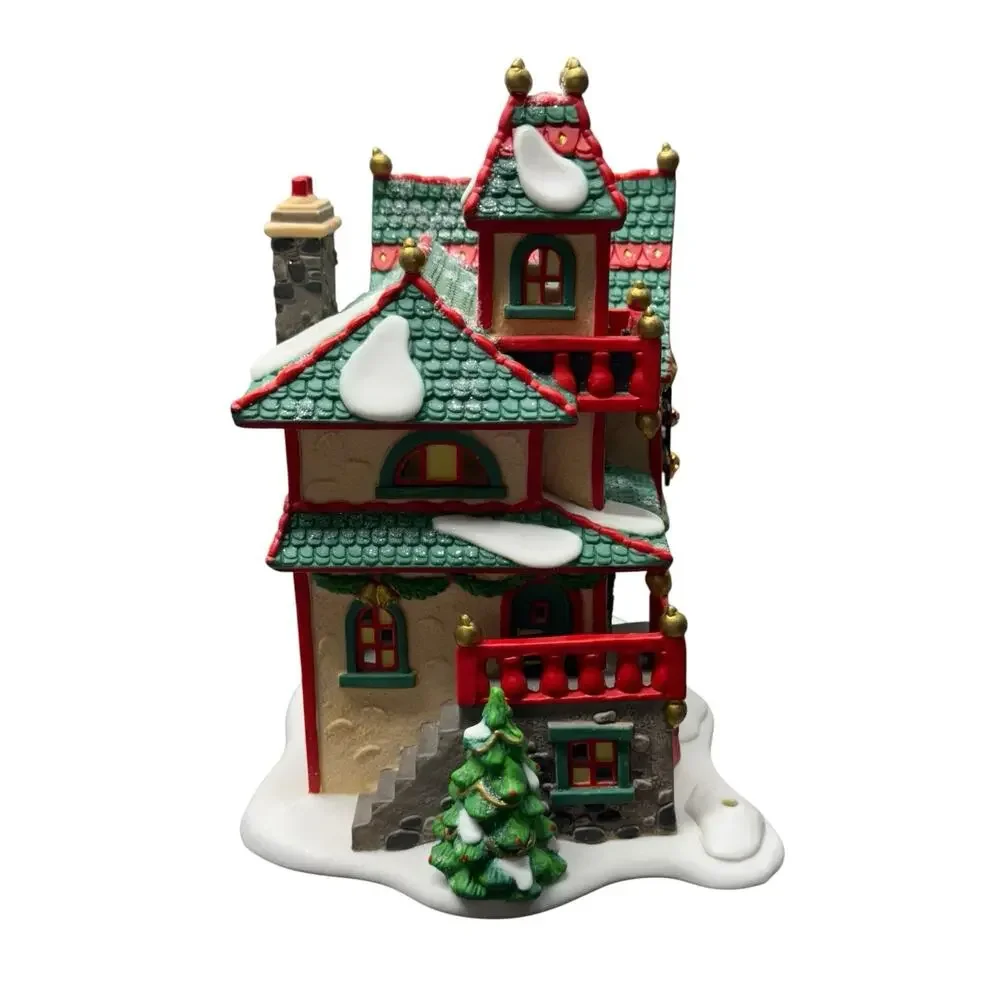 Dept 56 North Pole Series Glass Ornament Works 56396 Retired